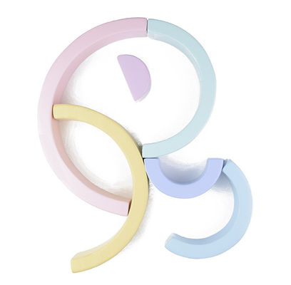 ของเล่นไม้เจ็ดสีรุ้ง 13.5 ซม. Jengle Arched