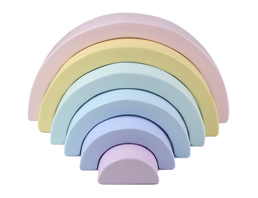 ของเล่นไม้เจ็ดสีรุ้ง 13.5 ซม. Jengle Arched