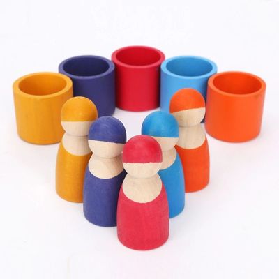 Exclusive Set 12 ชิ้น Peg Rainbow Arch Stacker ของเล่นปลอดสารพิษนอร์ดิก