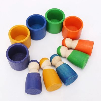 Exclusive Set 12 ชิ้น Peg Rainbow Arch Stacker ของเล่นปลอดสารพิษนอร์ดิก