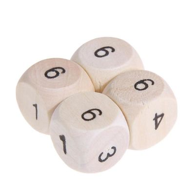 Digits Domino Wooden Building Blocks เกม Toy Tower Stacking
