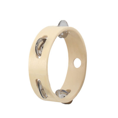 BeBe ของเล่นไม้ดนตรี 15 ซม. Handbell Wooden Tambourine Baby