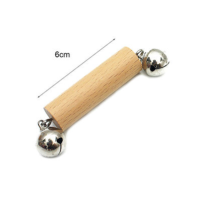 Handbell ยางกัดไม้ 6 นิ้ว Safe Tambor Beech Wood Teether