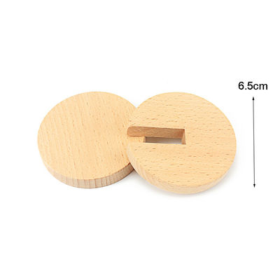 Handbell ยางกัดไม้ 6 นิ้ว Safe Tambor Beech Wood Teether
