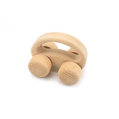 Handbell ยางกัดไม้ 6 นิ้ว Safe Tambor Beech Wood Teether