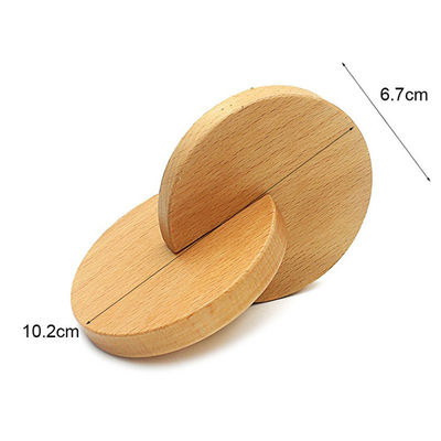 Handbell ยางกัดไม้ 6 นิ้ว Safe Tambor Beech Wood Teether