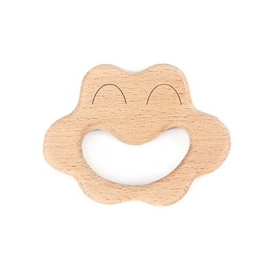 Handbell ยางกัดไม้ 6 นิ้ว Safe Tambor Beech Wood Teether