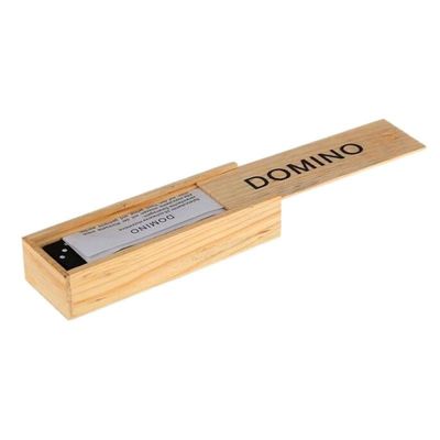 เกมท่องเที่ยว 28 ชิ้นไม้ Domino Blocks Board Early Education