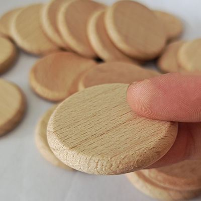 Tree Bark 5cm Natural Wood Discs Circle Wood Slices Cutouts Ornaments