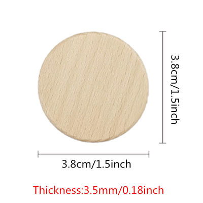Tree Bark 5cm Natural Wood Discs Circle Wood Slices Cutouts Ornaments