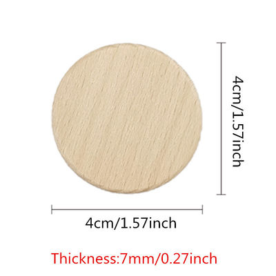 Tree Bark 5cm Natural Wood Discs Circle Wood Slices Cutouts Ornaments