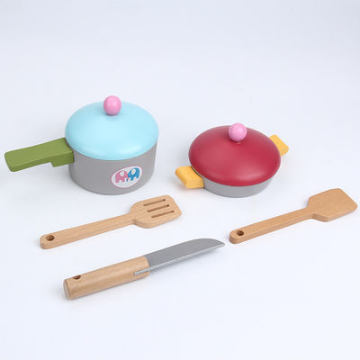 House 84cm Wooden Role Play Sets 60cm Puzzle Wooden Role Play Food