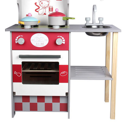 House 84cm Wooden Role Play Sets 60cm Puzzle Wooden Role Play Food