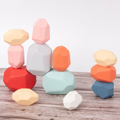 Rocks 190g Baby Building Blocks หินไม้ชุดมอนเตสซอรี่