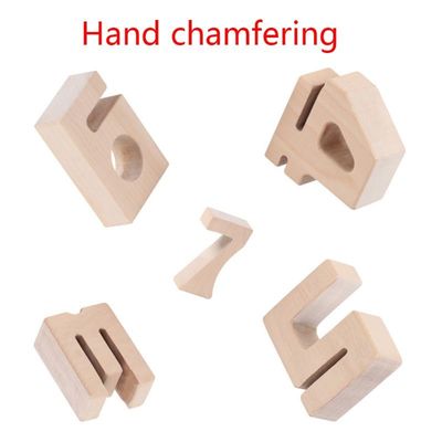 Balance Jenga Wooden Number Blocks ของเล่นตัวต่อไม้ 16 ซม. จัมโบ้
