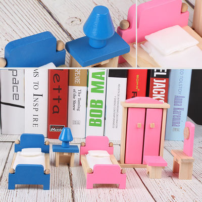 ตุ๊กตาไม้ 26 ซม. คลาสสิกบ้านเฟอร์นิเจอร์ Diy อุปกรณ์ตุ๊กตาจิ๋ว