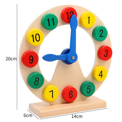 ตัวเลขที่มีสีสันของเล่นเด็ก Montessori การศึกษาการตรัสรู้