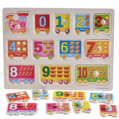 ปริศนาจิ๊กซอว์ไม้สัตว์ขนาด 15 ซม. Unisex ของเล่นเพื่อการศึกษาที่ทำจากไม้
