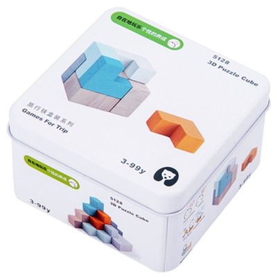 ของเล่นแบบพกพาสำหรับการเรียนรู้ในช่วงต้นบล็อกอาคารบล็อกไม้แม่เหล็ก