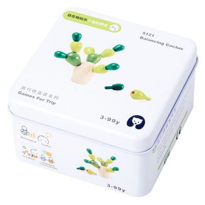 ของเล่นแบบพกพาสำหรับการเรียนรู้ในช่วงต้นบล็อกอาคารบล็อกไม้แม่เหล็ก