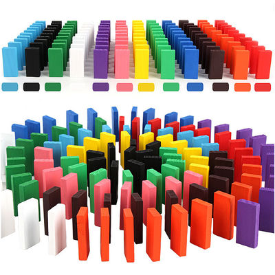 100 200 300 500PCS บล็อกไม้ Dominos