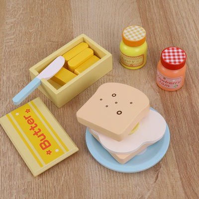 unisex Kids Early Education ของเล่นไม้แกล้งทำครัว