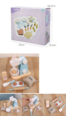unisex Kids Early Education ของเล่นไม้แกล้งทำครัว