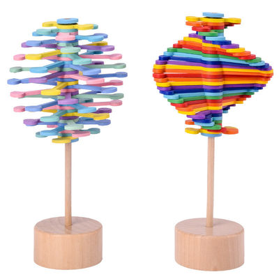 Marca Dragon Color Montessori ของเล่นบีบอัดไม้
