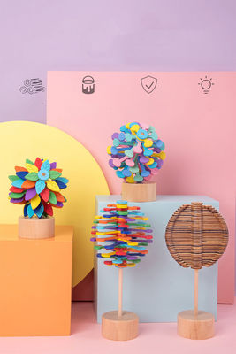 Marca Dragon Color Montessori ของเล่นบีบอัดไม้