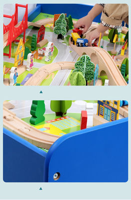มินิไม้ 88 ชิ้น City Road Builder เกมกระดานไม้