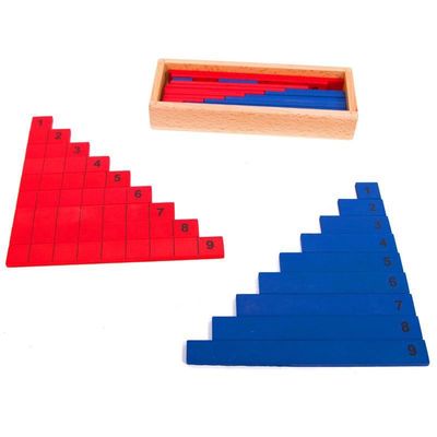 กระดานบวกและลบ Montessori ไม้สำหรับการสอนคณิตศาสตร์เบื้องต้น