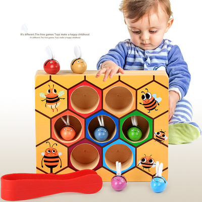 เกมประสานมือตาไม้ Montessori สำหรับเด็กปฐมวัย