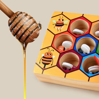 เกมประสานมือตาไม้ Montessori สำหรับเด็กปฐมวัย