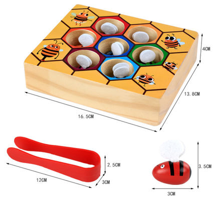 เกมประสานมือตาไม้ Montessori สำหรับเด็กปฐมวัย