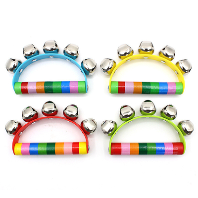 ดนตรีไม้ Rattle Montessori สำหรับของเล่นเด็กเปลเด็กการศึกษา