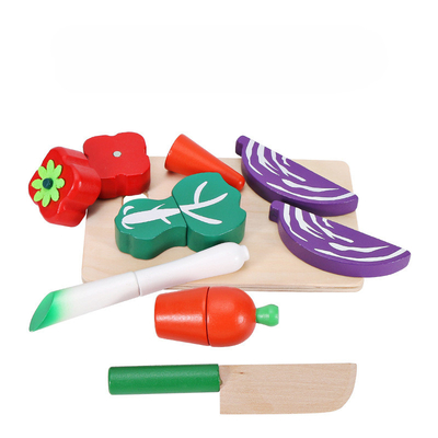 ครัวจำลองแกล้งทำเป็นของเล่นไม้ Montessori เพื่อการศึกษาสำหรับเด็ก