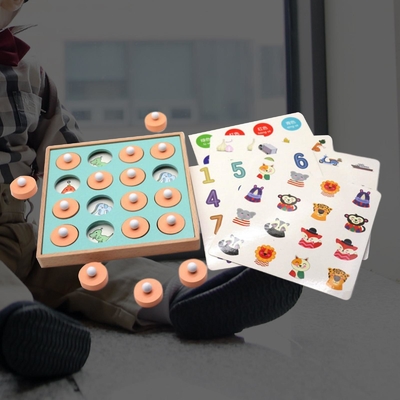 Memory Match Chess Kids Toys Early Education สำหรับครอบครัวก่อนวัยเรียนชายหญิง
