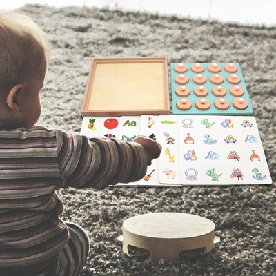 Memory Match Chess Kids Toys Early Education สำหรับครอบครัวก่อนวัยเรียนชายหญิง