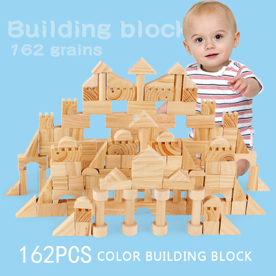 Montessori การศึกษาเมล็ดไม้ซ้อนอาคารบล็อกเด็กอนุบาลปฐมวัยการเลี้ยงดูเด็ก Toys
