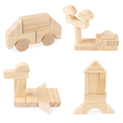 Montessori การศึกษาเมล็ดไม้ซ้อนอาคารบล็อกเด็กอนุบาลปฐมวัยการเลี้ยงดูเด็ก Toys