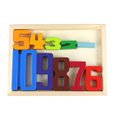 บล็อกการสร้างจำนวน คณิตศาสตร์ไม้ ของเล่นเด็ก บล็อกสมดุล Jenga ของเล่น Montessori การศึกษาของเล่นไม้ธรรมชาติ fo
