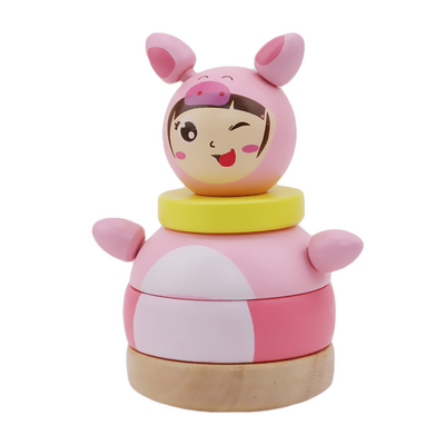 Tumbler Doll Roly Poly มือถือเขย่าแล้วมีเสียงของเล่นสำหรับทารกแรกเกิดเด็กของขวัญ