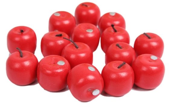 Apple Tree ไม้ Montessori ของเล่นเด็กสำหรับเด็ก Pick Fruit Educational