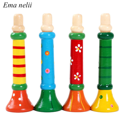 Hot Baby ไม้ฮอร์น Whistle เครื่องดนตรีของเล่นเด็ก Colorful