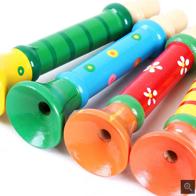 Hot Baby ไม้ฮอร์น Whistle เครื่องดนตรีของเล่นเด็ก Colorful