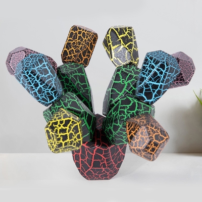 Balancing Cactus ไม้ Montessori ของเล่นเด็กเพื่อการศึกษาก่อนวัย