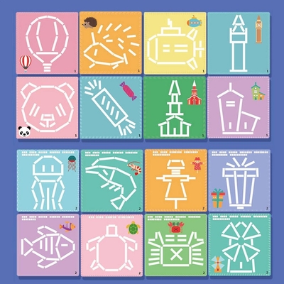 จิ๊กซอว์เลขคณิตไม้สำหรับเด็ก Early Learning การคิดเชิงตรรกะ
