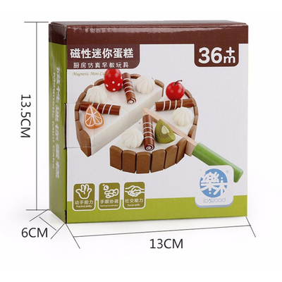 ชุดครัวขนาดเล็กจำลอง 17PCS DIY Magnetic For Early Educational