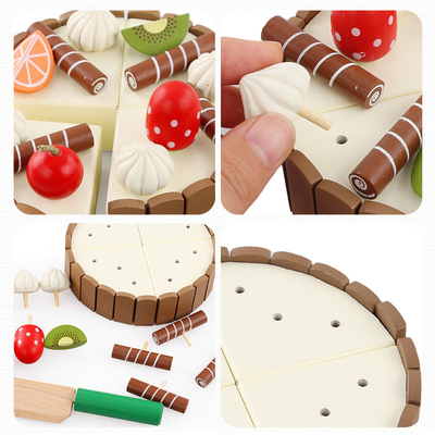 ชุดครัวขนาดเล็กจำลอง 17PCS DIY Magnetic For Early Educational