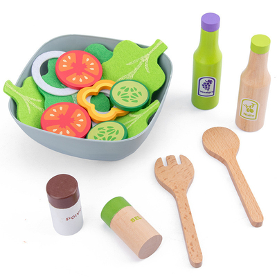 เครื่องชงกาแฟจำลองชุดครัวจิ๋วไม้สำหรับเด็ก Early Learning